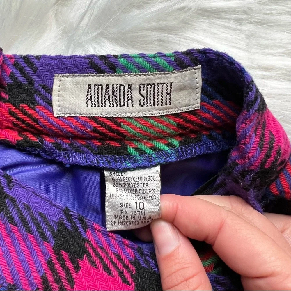 Amanda Smith Vintage Wool Blend Pencil‎ Skirt
